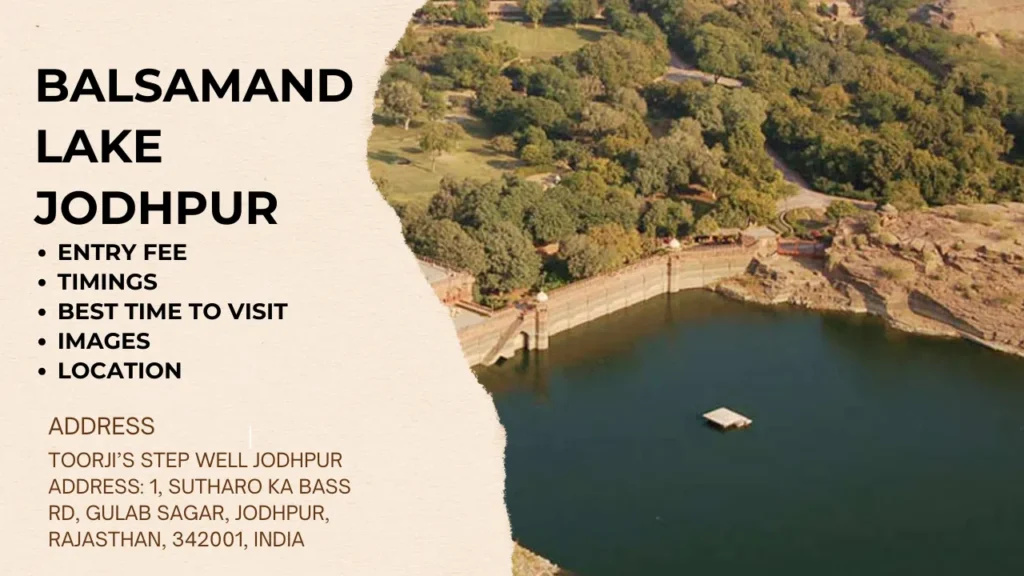 Balsamand Lake Jodhpur